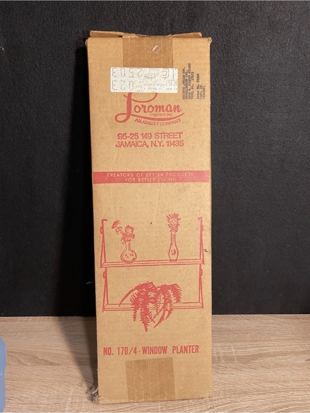 Vtg adorable Window mount Planter shelf
